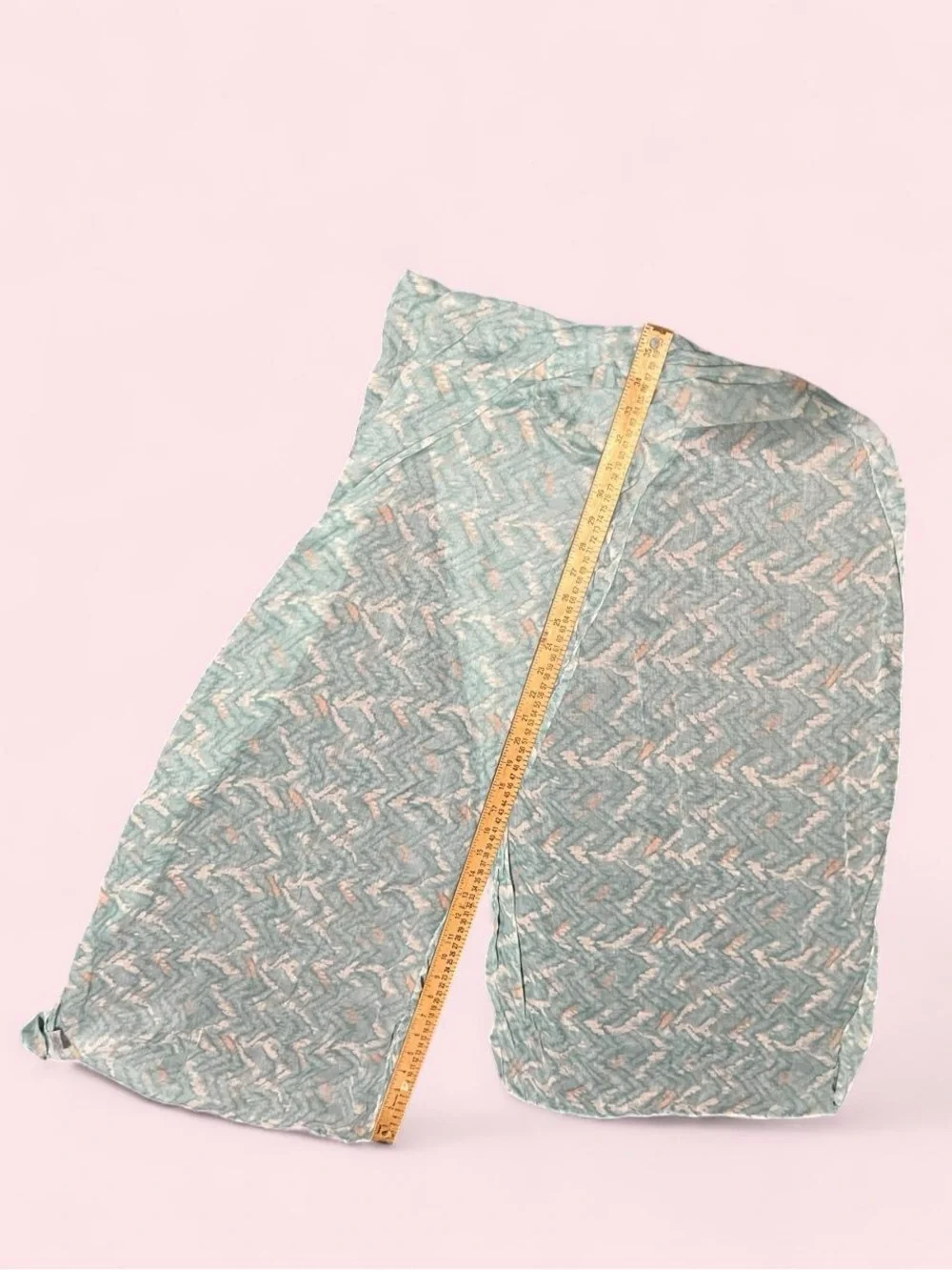 Light Teal Printed Scarf - Women Accessories